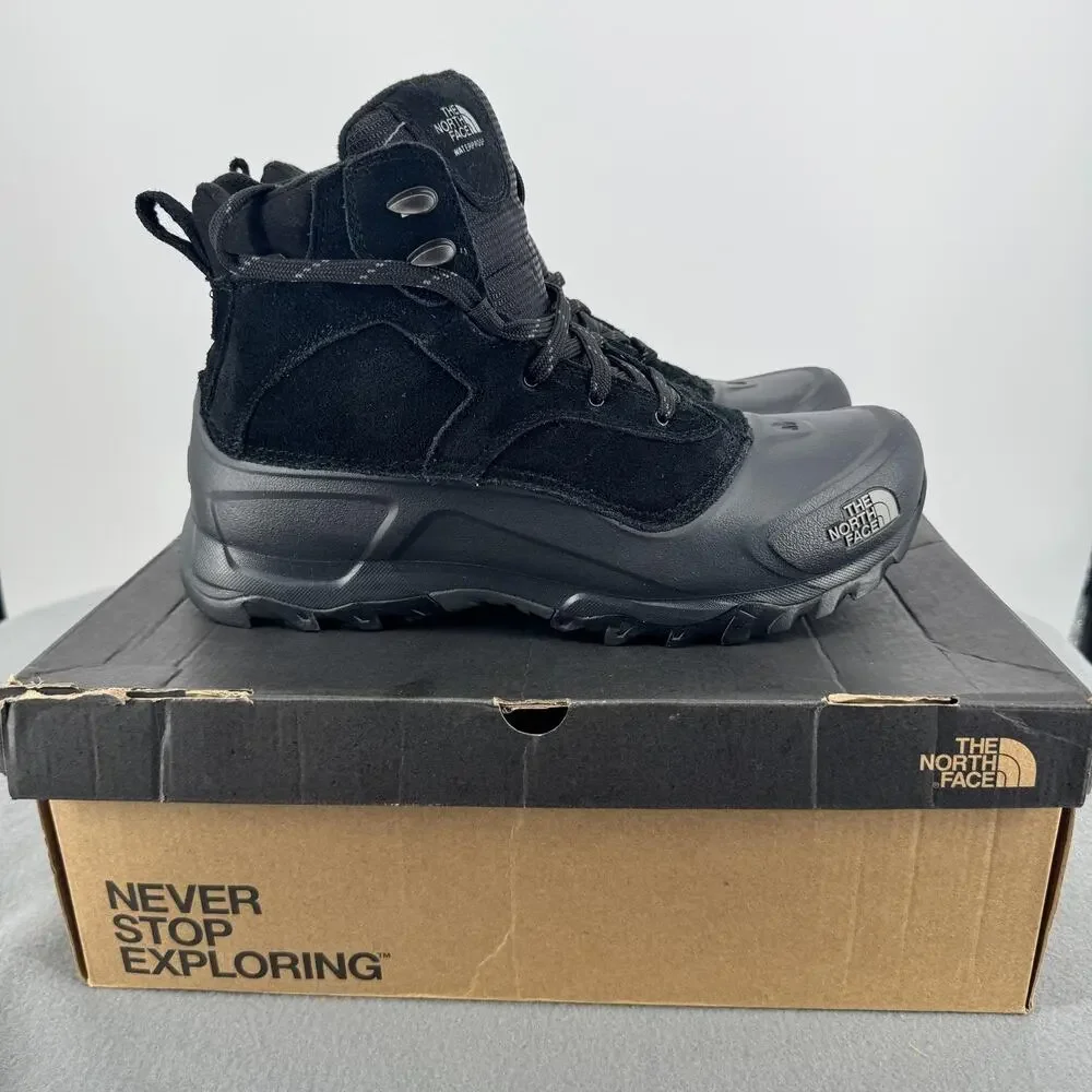 The North Face Snowfuse Mens 11.5 Black Waterproof Heatseeker Snow Boots